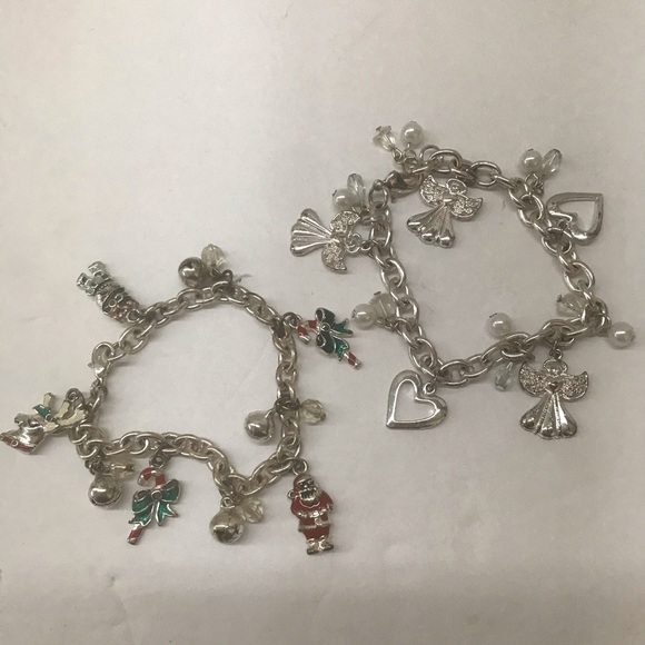Jewelry 315 Two Costume Jewelry Charm Bracelets Poshmark
